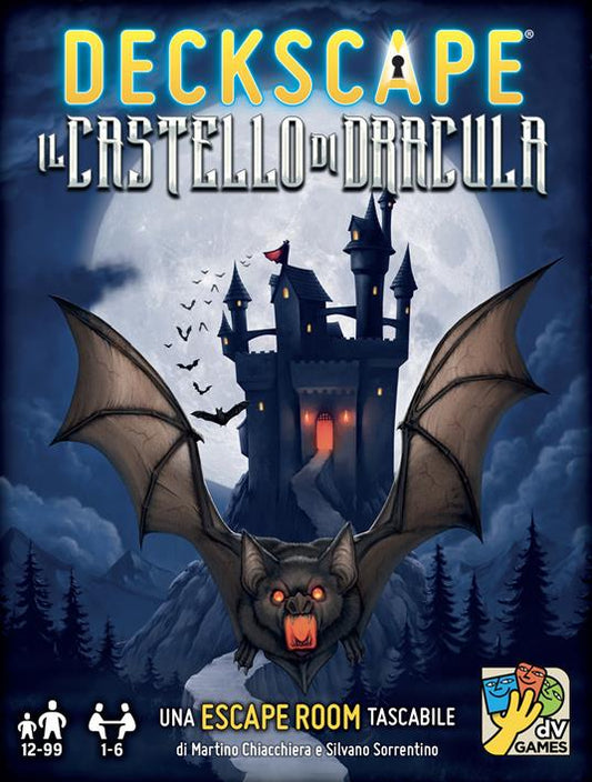 DECKSCAPE. Il castello di Dracula. Gioco da tavolo