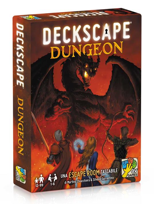 Deckscape (12) - Dungeon. Gioco da tavolo