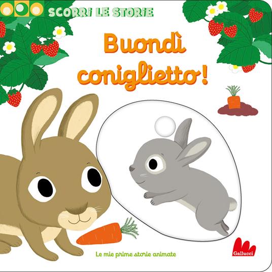 Buondì coniglietto. Scorri le storie.