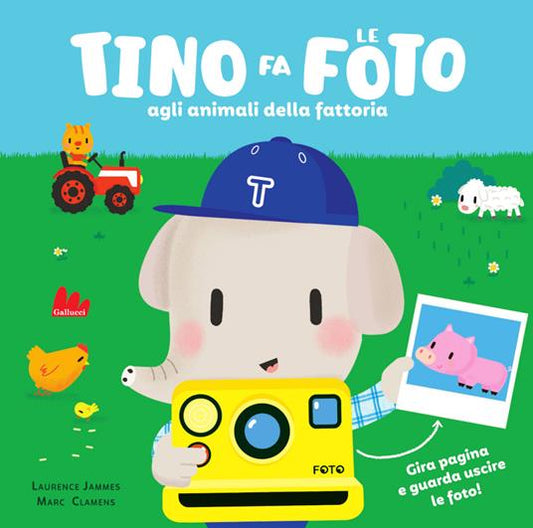 Tino fa le foto agli animali della fattoria