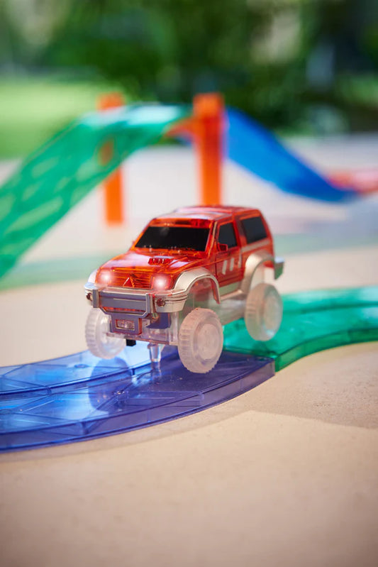 Race Track Car Pastel Red