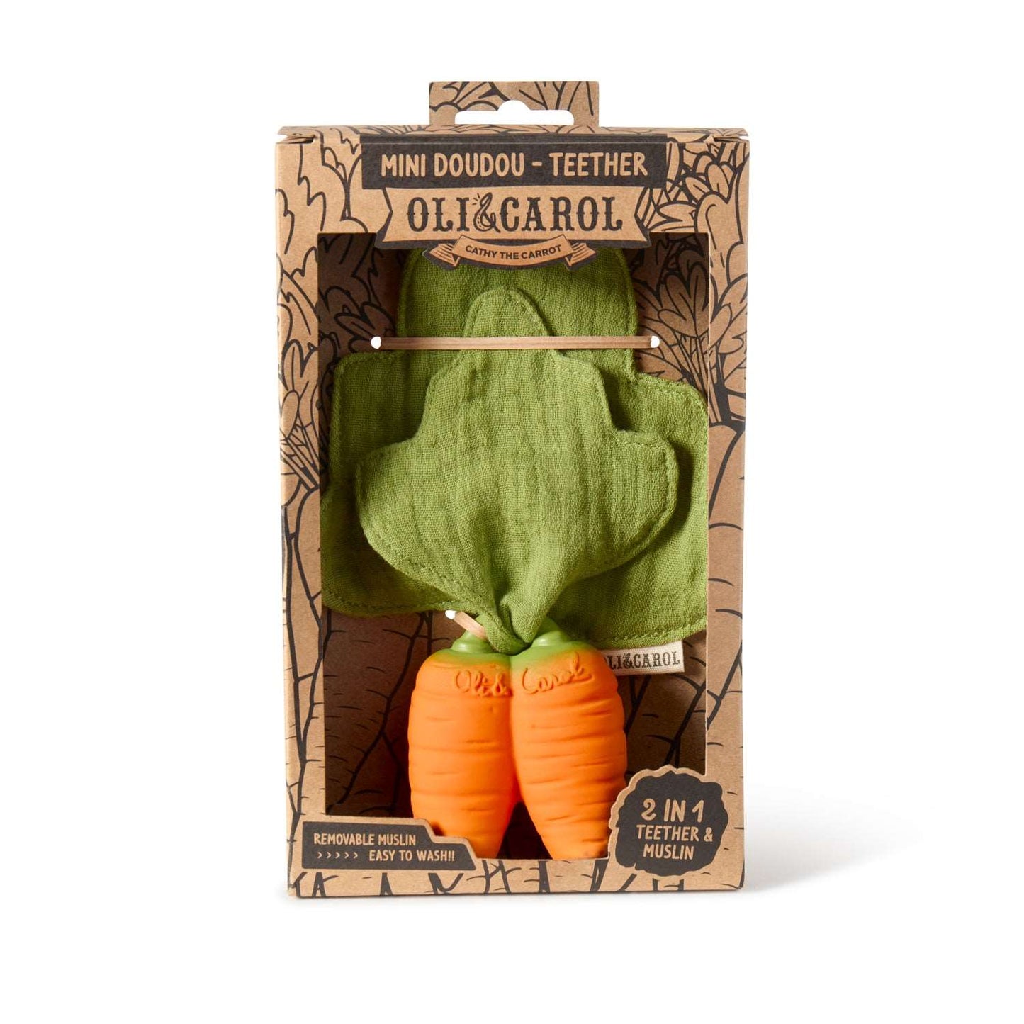 Cathy the Carrot doudou