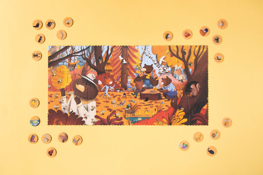 Bear's forest observation puzzle