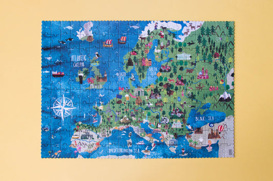 DISCOVER EUROPE LOOK AND FIND PUZZLE