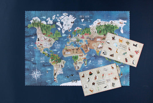 DISCOVER THE WORLD LOOK AND FIND PUZZLE