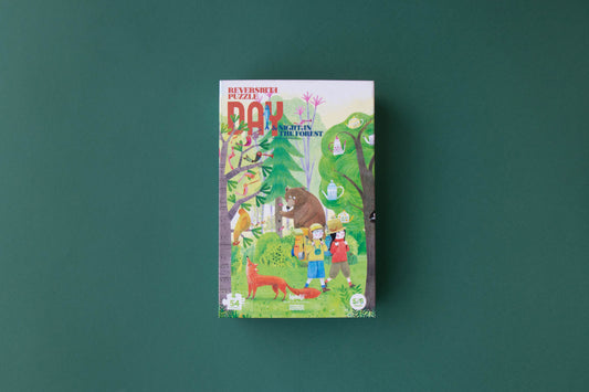 DAY AND NIGHT IN THE FOREST - PUZZLE