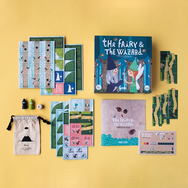 The fairy & the wizard - family game cooperativo