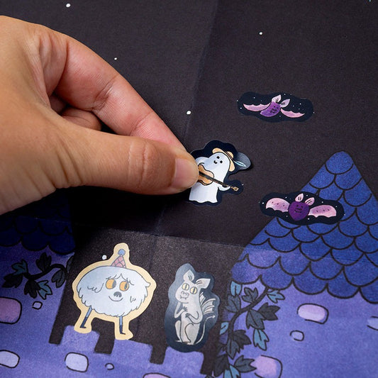 Enchanted World Poster and Stickers