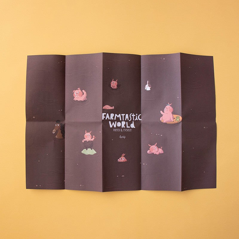 Farmtastic World - Poster & Stickers