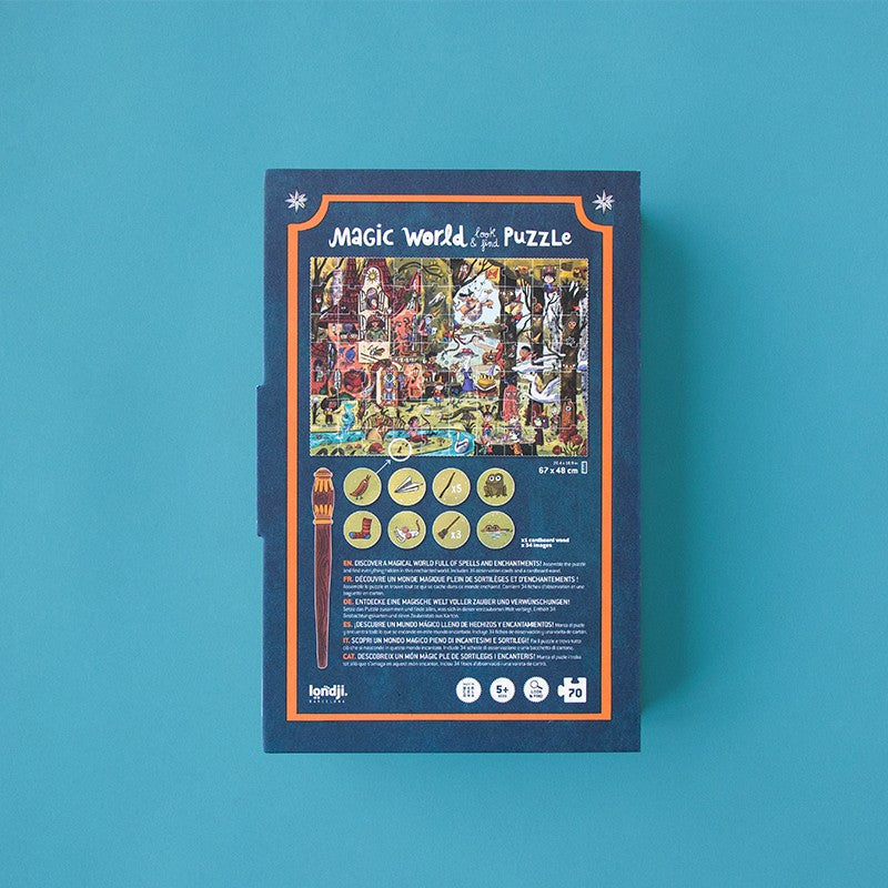 Magic World look and find puzzle