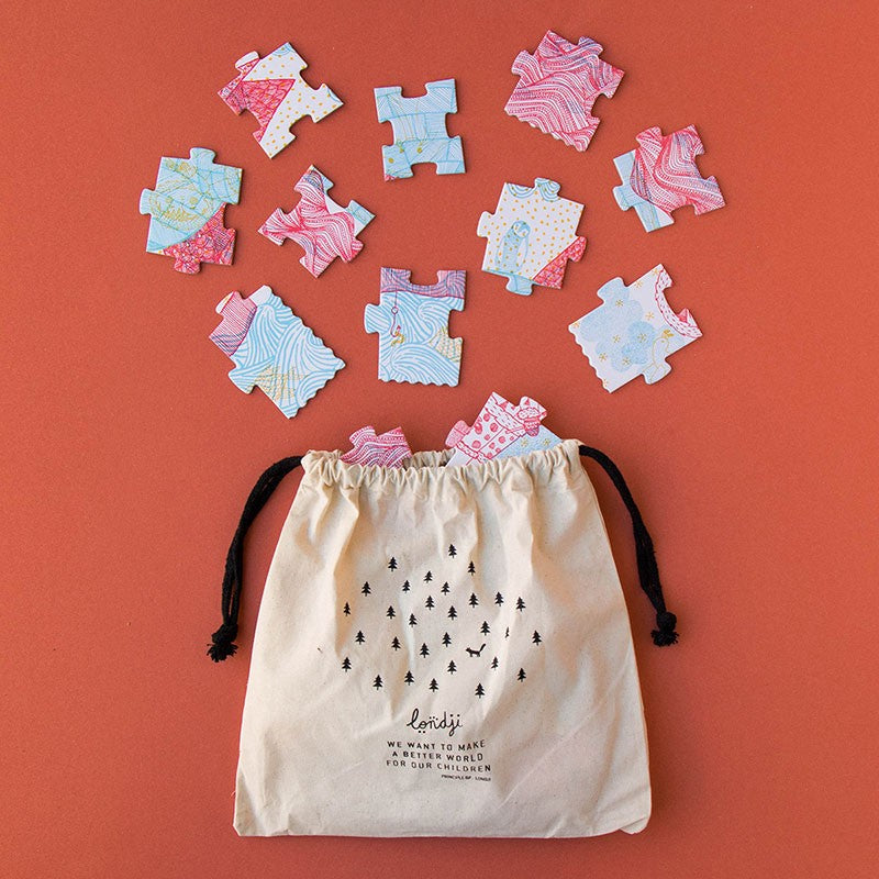 Dans l'igloo - puzzle con occhiali