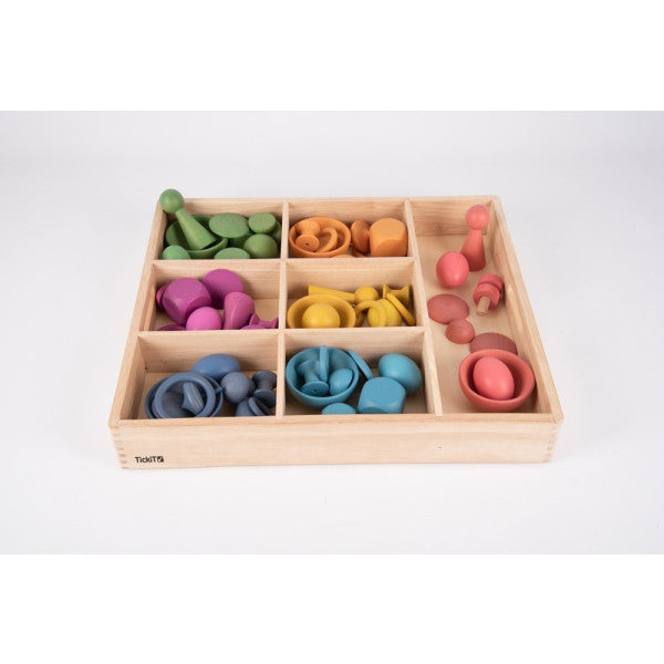 Wooden storting tray -7 way