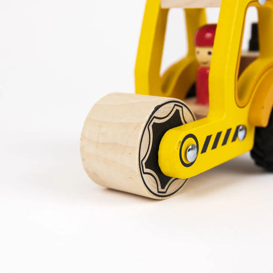 Wooden road roller