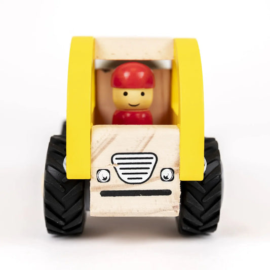 Wooden cement mixer