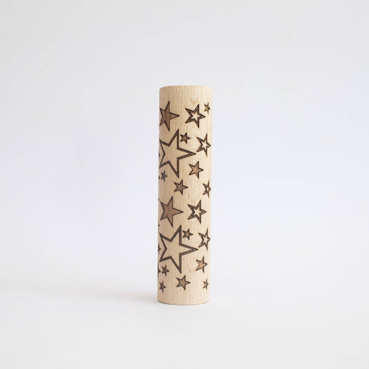 Rullo di legno - Stelle