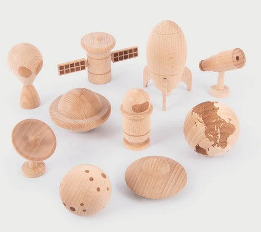 Wooden Space figure
