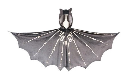 Mantello scheletro pipistrello - 4-7 anni