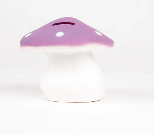 Saving bank mushroom lila
