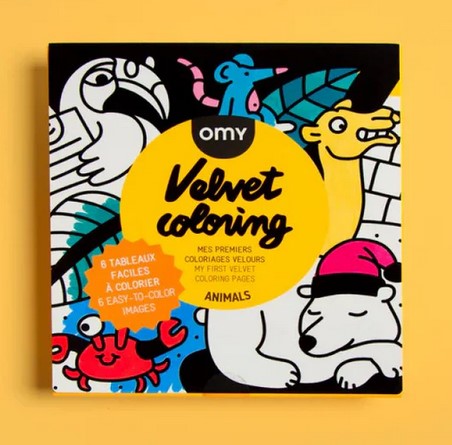 Velvet coloring - animals