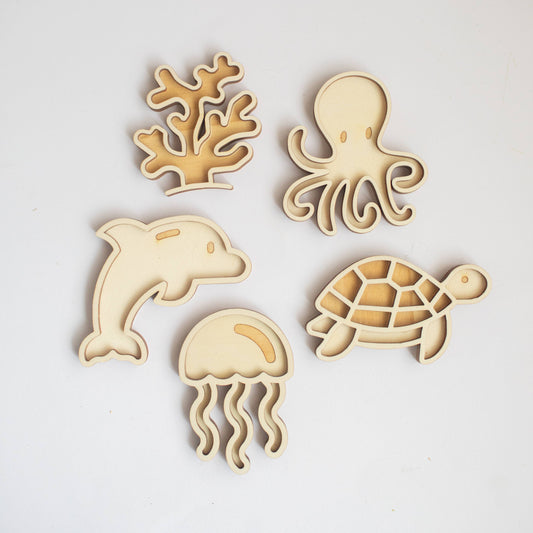 Set di gioco mini - Animali oceanici