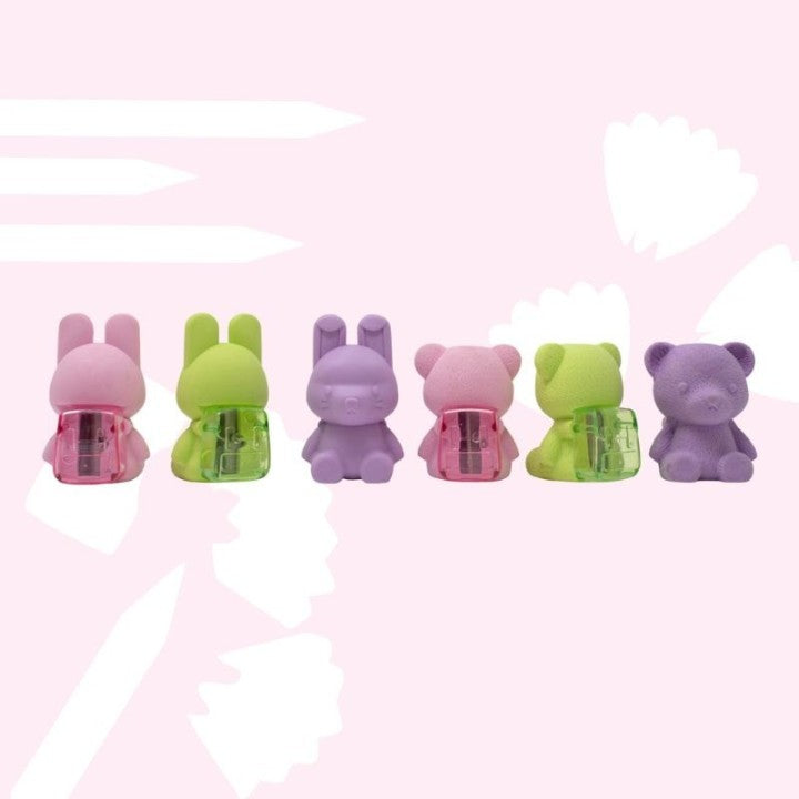 Gomma Temperino Orso - colori vari