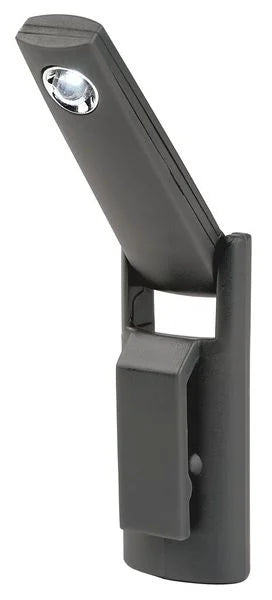 Mini lampada da lettura con clip - nera