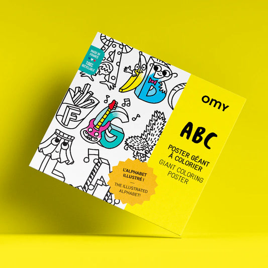 Poster da colorare ABC