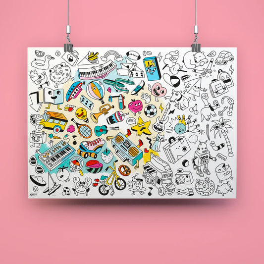 Poster da colorare - Baby Pop