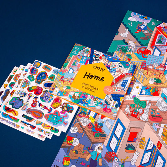 Poster Stickers - Home