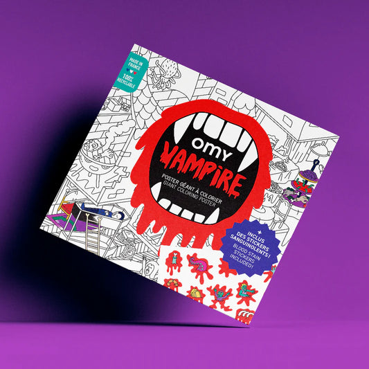Poster da colorare - Vampiro