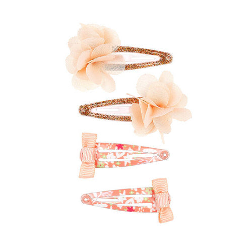 Mollette fiore rosa