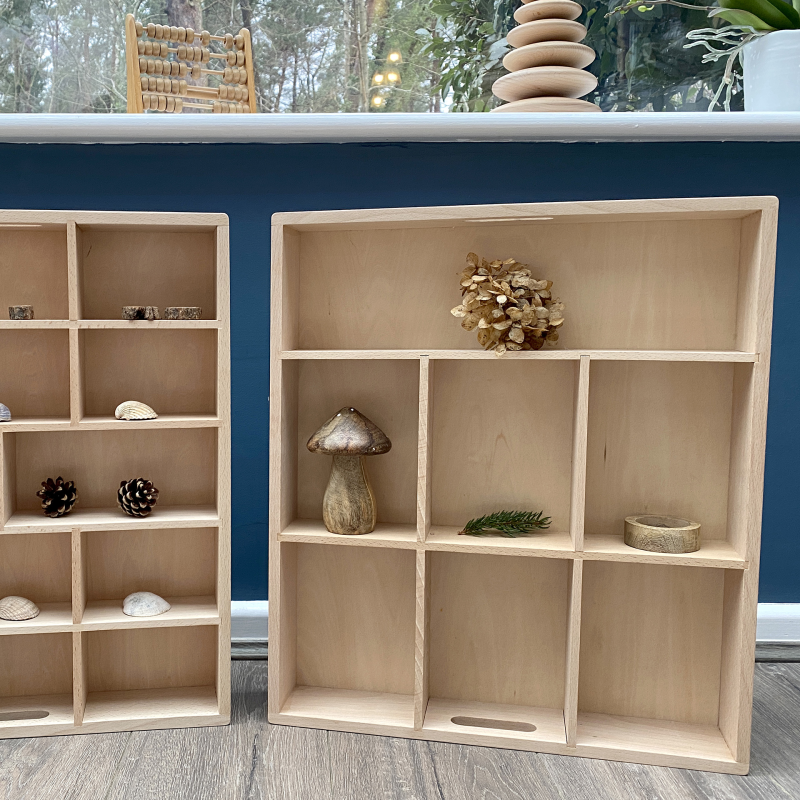 Wooden storting tray -7 way