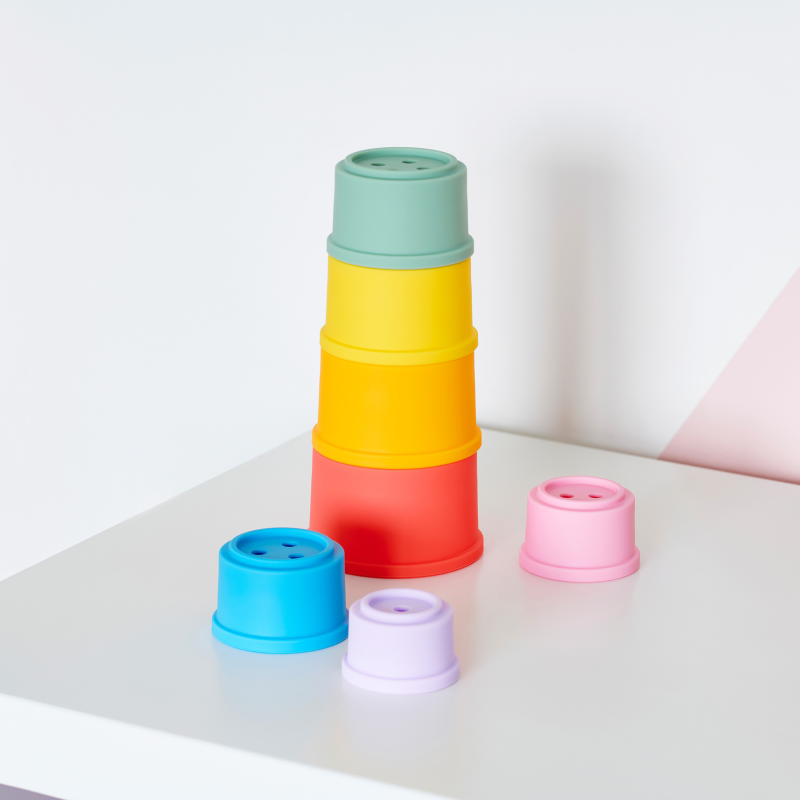 Silisoft Round Stacking Cups