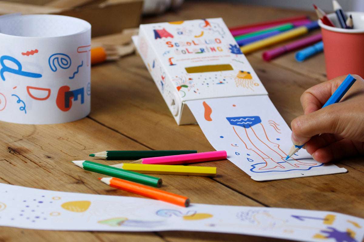 Coloring Scrollino