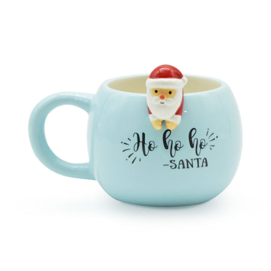 Tazza babbo natale azzurra