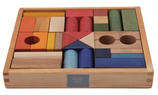 Blocchi arcobaleno - 30 pezzi
